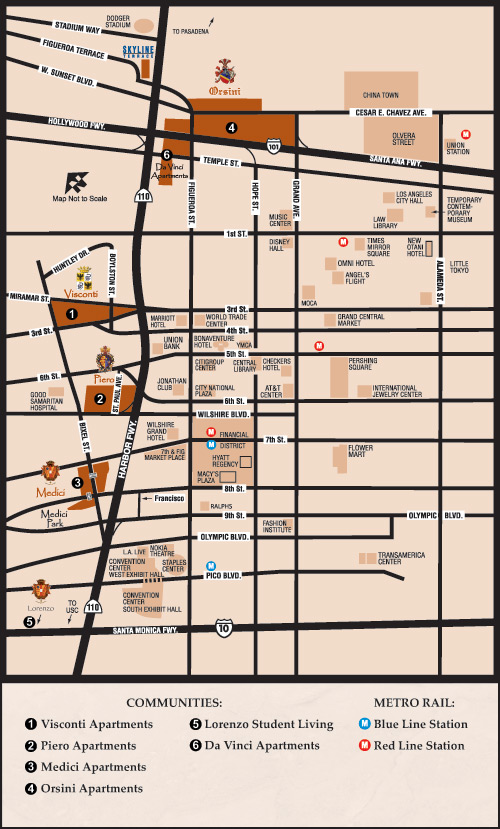 Downtown LA Map